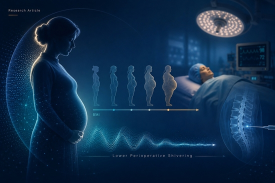 Association between body mass index and perioperative shivering after elective cesarean delivery under spinal anesthesia: a pros 